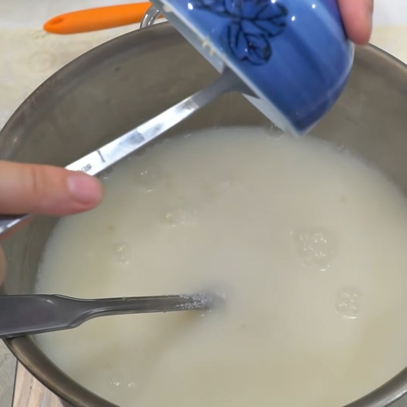 Step 5 Cooking jelly Layered coffee flan jelly