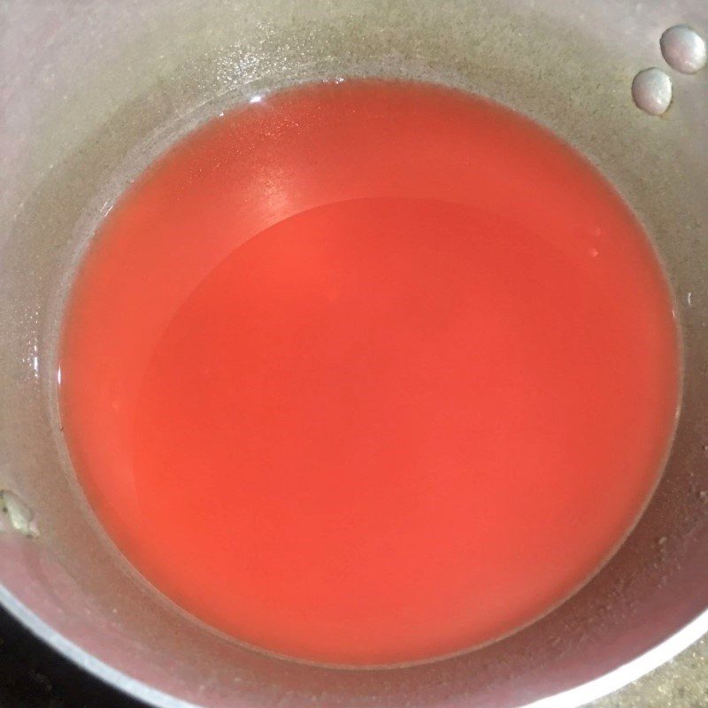 Step 2 Cook the watermelon jelly Milk watermelon jelly (recipe shared by a user)