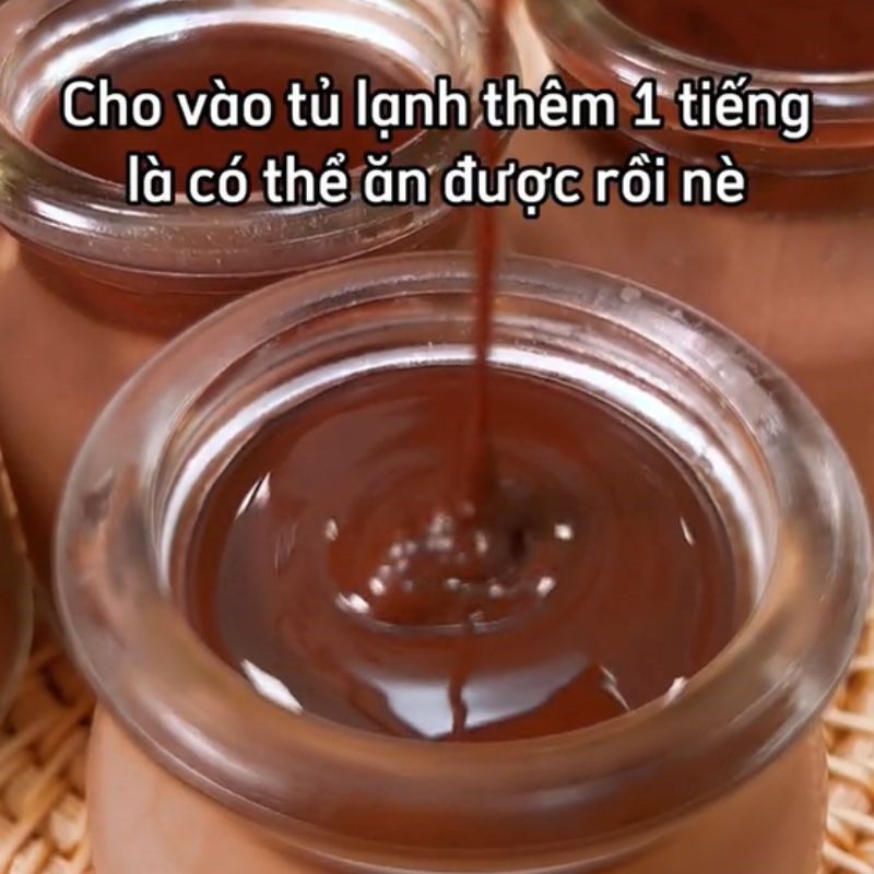 Step 2 Cook chocolate Chocolate pudding (Recipe shared from Tiktok cooking with TasteVN)