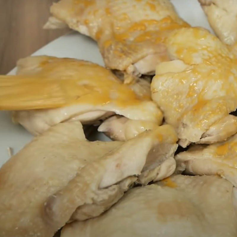 Step 3 Making the marinade and sauce for chicken Crispy skin chicken salad