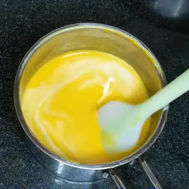Step 3 Cook pumpkin milk Pumpkin milk for baby