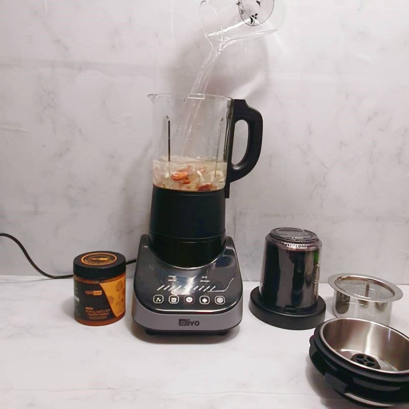 Step 2 Cook the mung bean milk Cashew Nut Mixed Mung Bean Milk