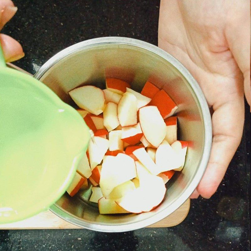 Step 2 Cook the apples Apple sauce