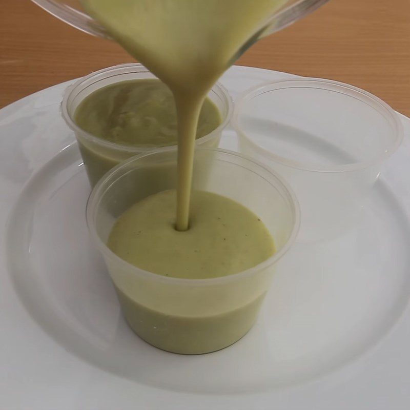 Step 2 Cook the avocado jelly Avocado cheese jelly