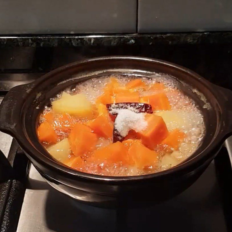 Step 3 Seasoning Potato Carrot Soup
