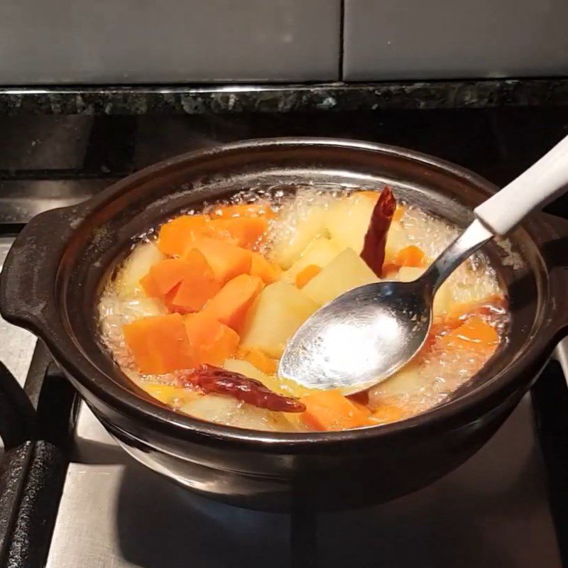 Step 3 Seasoning Potato Carrot Soup