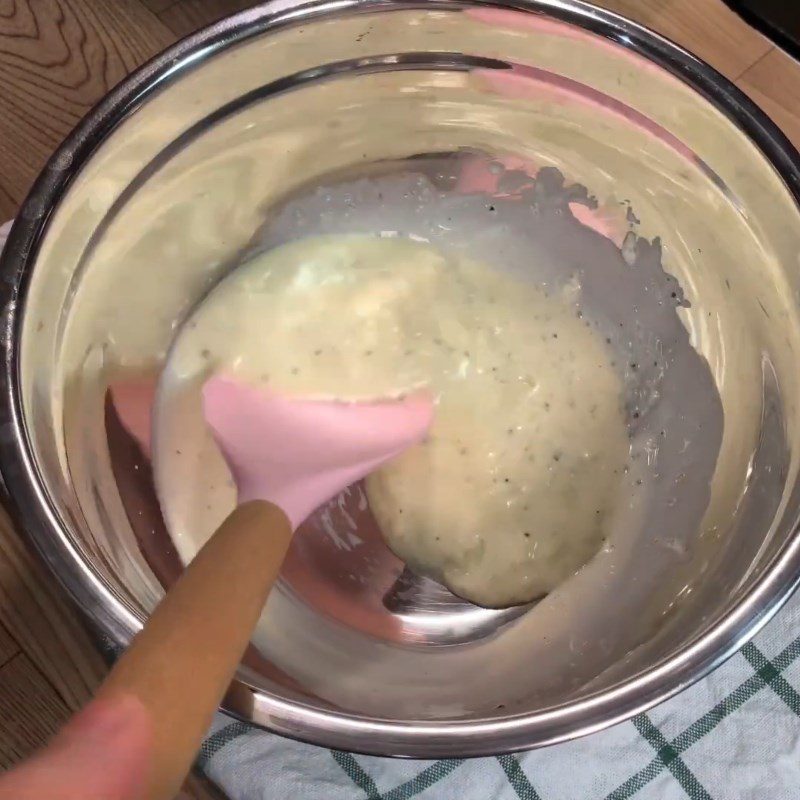 Step 2 Mix salad cabbage salad mixed with mayonnaise and onion