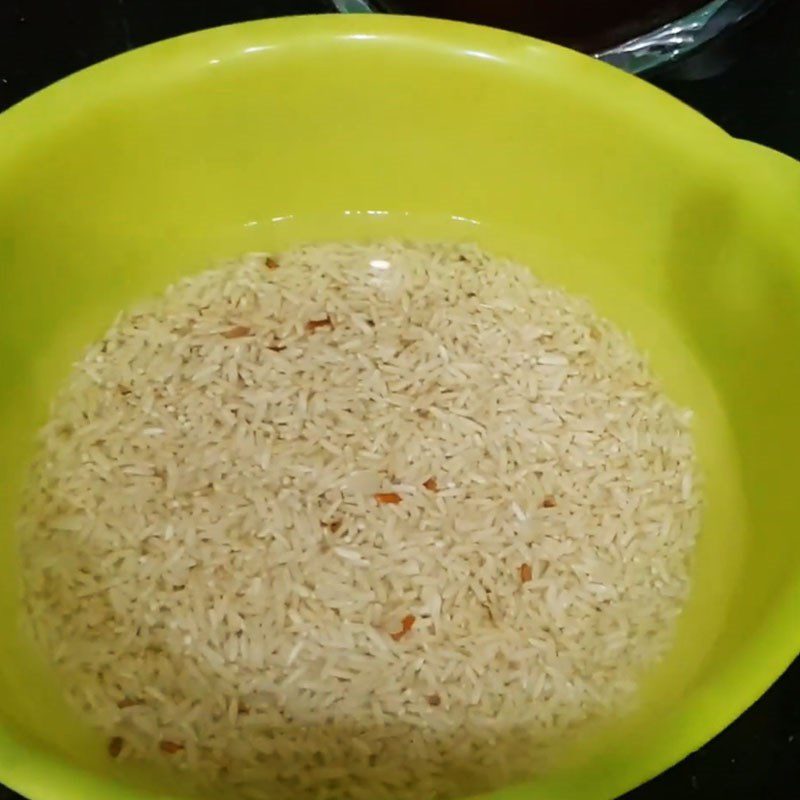 Step 1 Soak brown rice and almonds Brown Rice Almond Milk