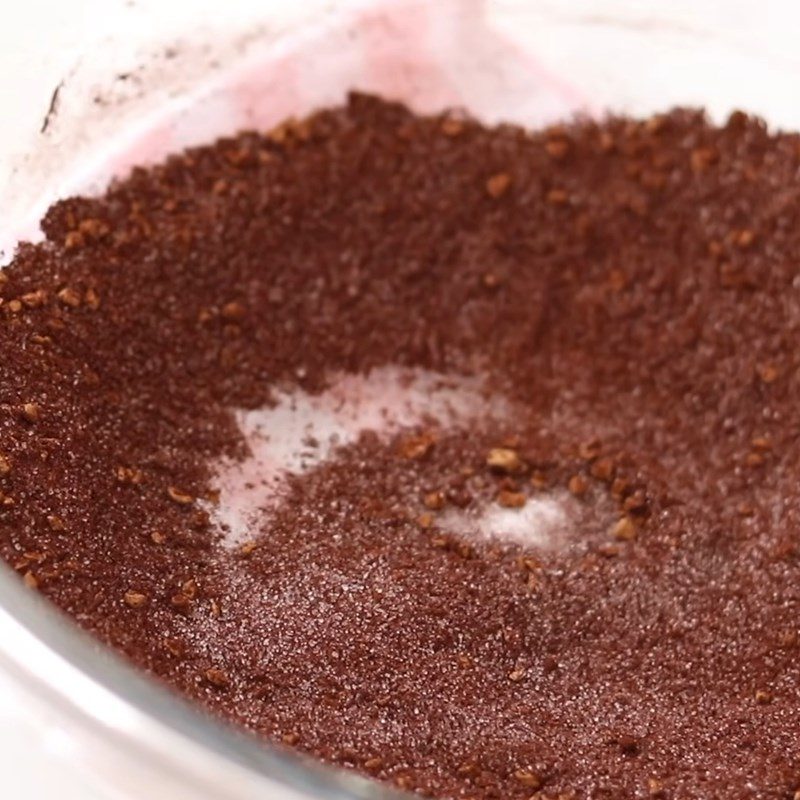 Step 1 Soak gelatin, mix powder for Cocoa Pudding (with gelatin)