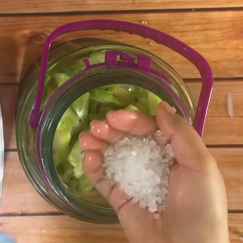 Step 3 Soaking Starfruit in Alcohol Starfruit Alcohol