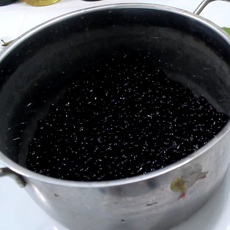 Step 1 Soak and cook black beans Black Bean Aloe Vera Dessert