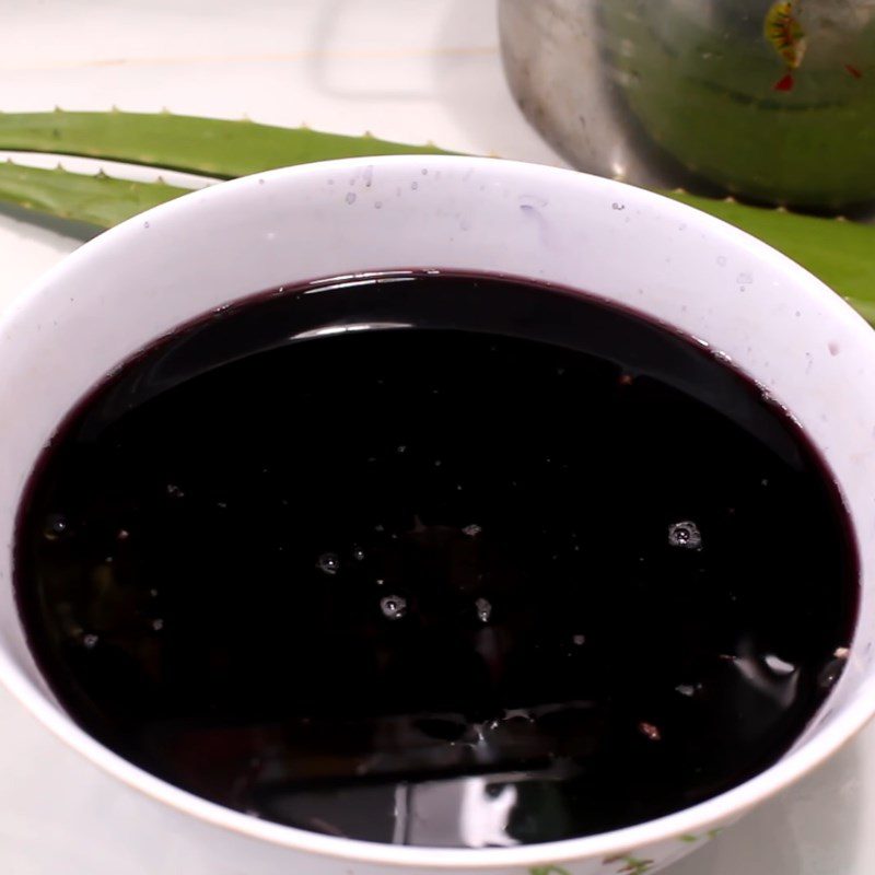 Step 1 Soak and cook black beans Black Bean Aloe Vera Dessert