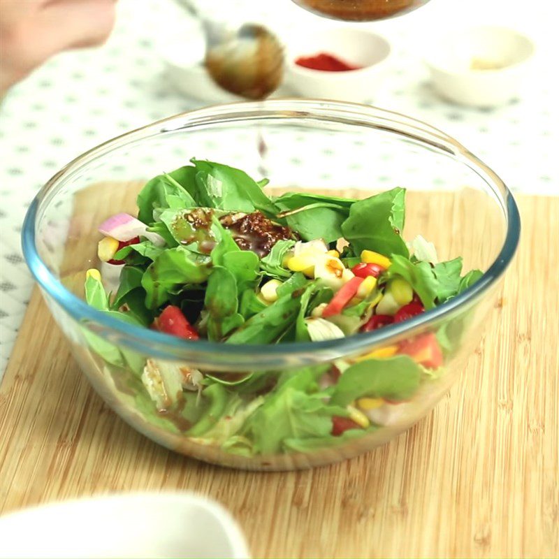 Step 4 Complete Spinach corn salad