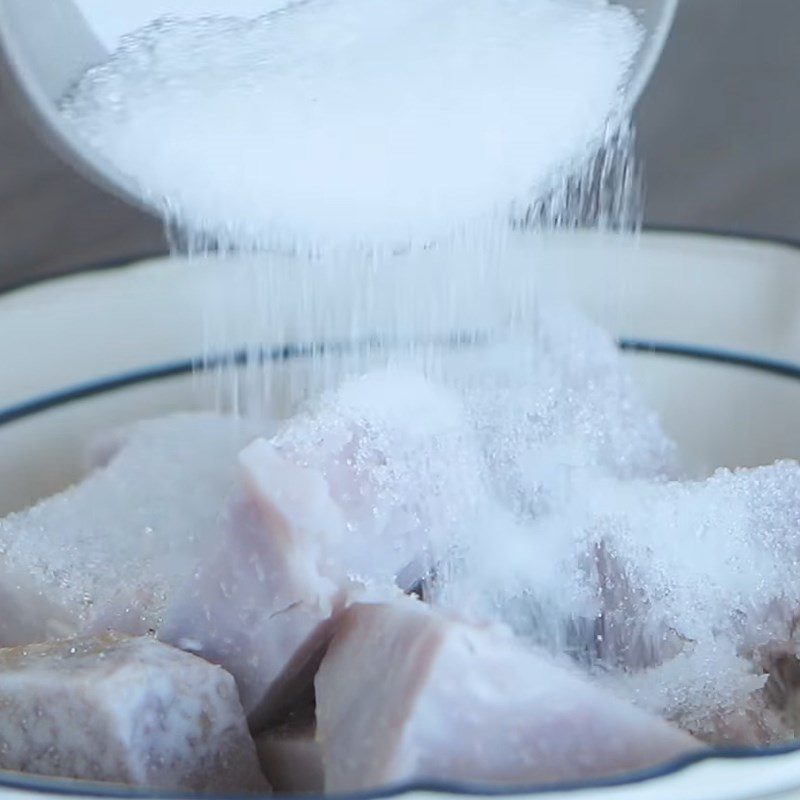 Step 2 Making mashed taro Taro milk tea with pearls