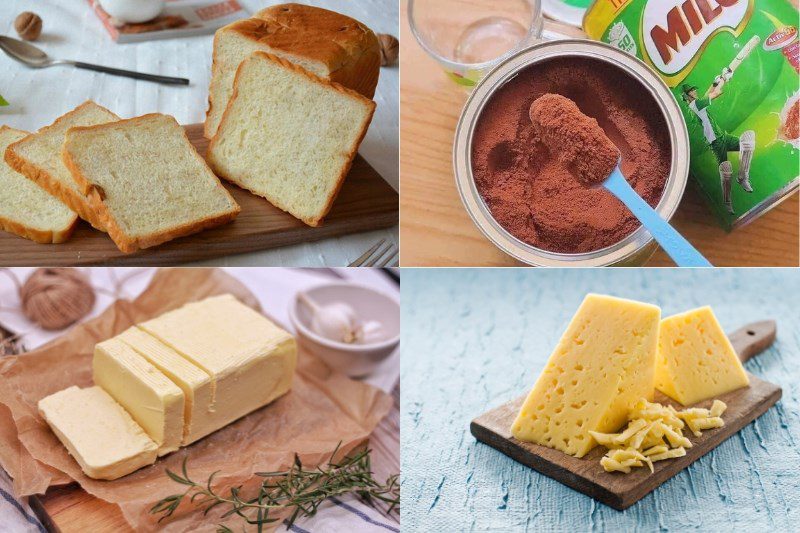 Ingredients for milo bread