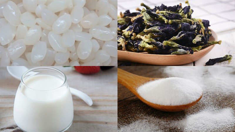 Ingredients for jackfruit seed yogurt