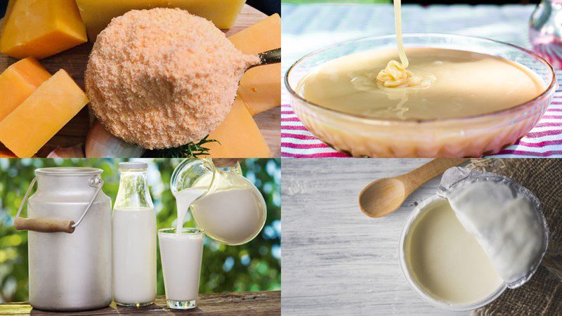 Ingredients for yogurt cheese dish
