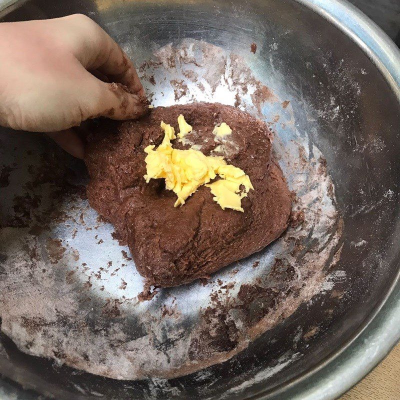 Step 2 Knead the dough Cocoa Bread
