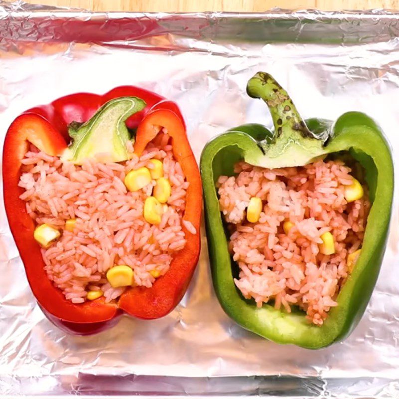 Step 3 Stuffing Stuffed roasted bell pepper