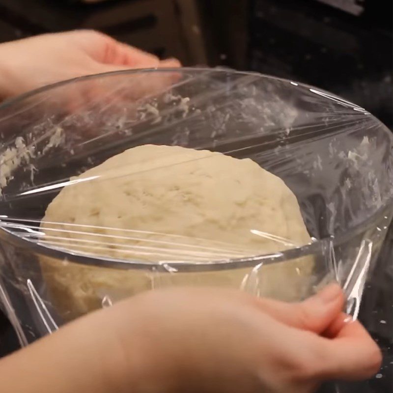 Step 3 Knead and proof the dough for Croissant with ham and cheese filling