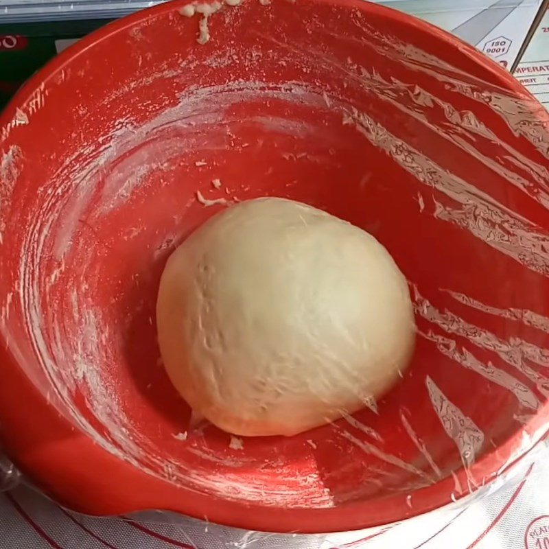 Step 3 Kneading and proofing the dough for Butter Milk Bread using a non-stick pan