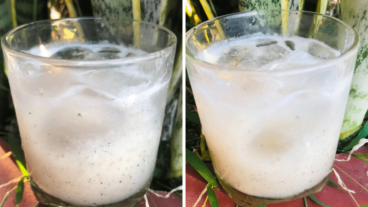 Dragon fruit apple juice