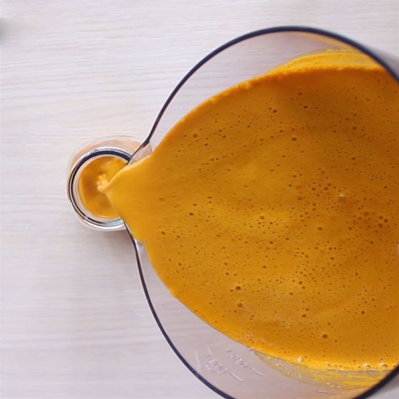 Step 3 Completion Pumpkin juice with apple and passion fruit