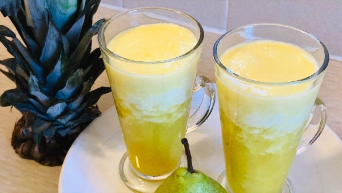 3 simple ways to make delicious and refreshing pear juice 26 Pineapple Pear Juice