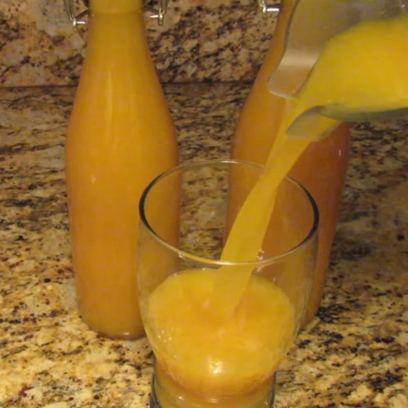 Step 4 Final product Fragrant mango juice