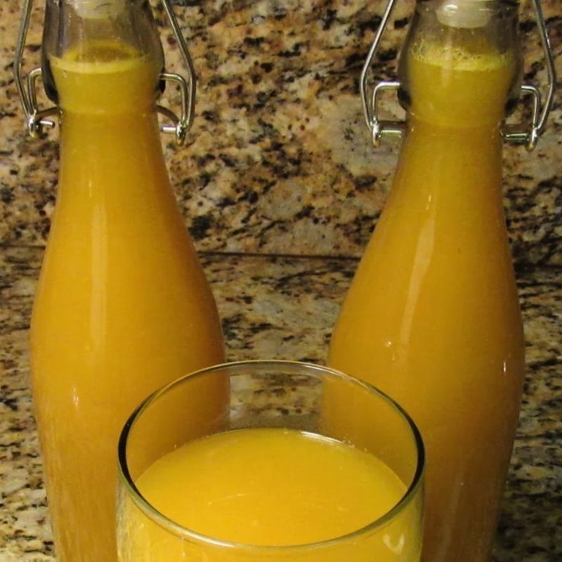 Step 4 Final product Fragrant mango juice