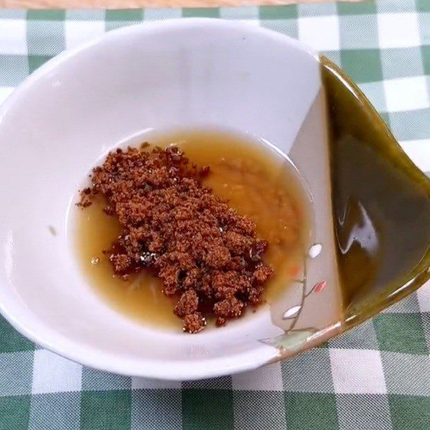 Step 2 Dressing for Thai vegetarian papaya salad (Recipe shared by Tiktok Vegetarian Kitchen XANH)
