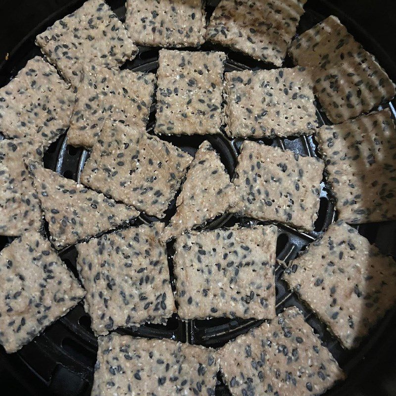 Step 3 Baking Black Sesame Oatmeal Cookies