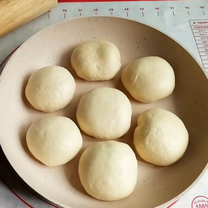 Step 5 Baking bread in a pan Butter milk bread using a non-stick pan