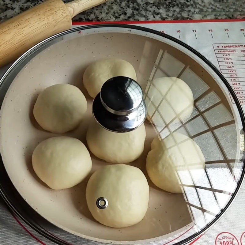 Step 5 Baking bread in a pan Butter milk bread using a non-stick pan