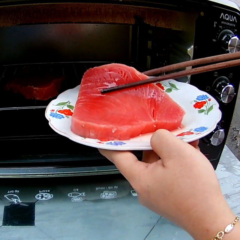 Step 3 Grilled Fish Grilled Tuna with Satay