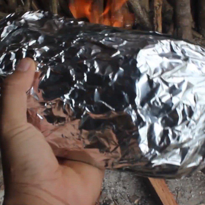 Step 3 Wrap and grill the fish Tilapia wrapped in foil