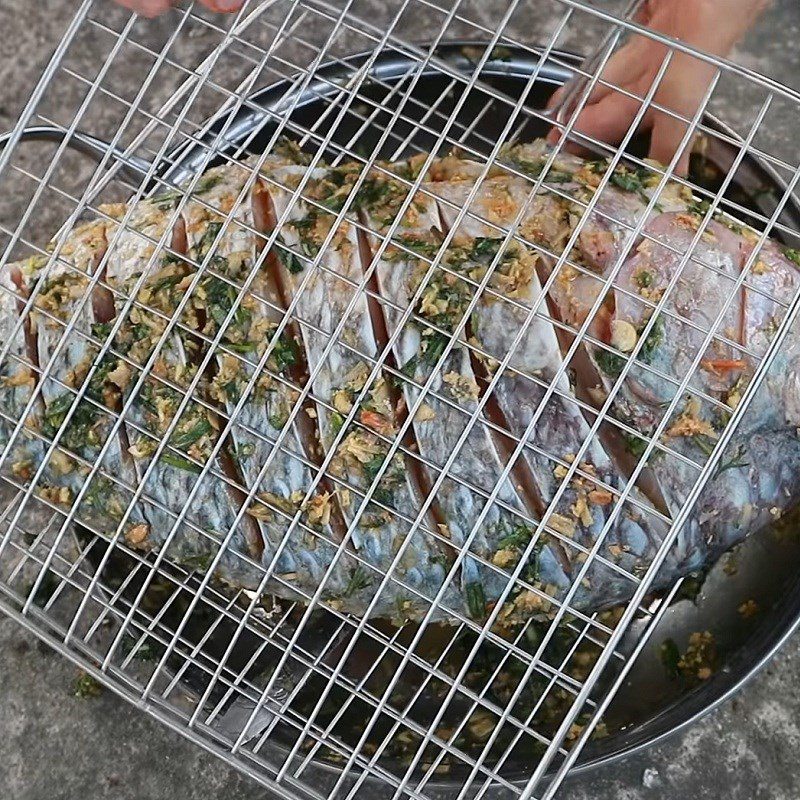 Step 3 Grilled fish Grilled tilapia with ginger