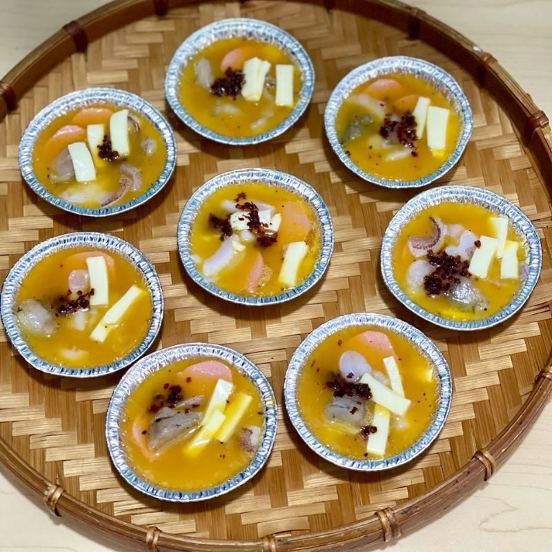 Step 2 Baking the Egg Yolks in Cups