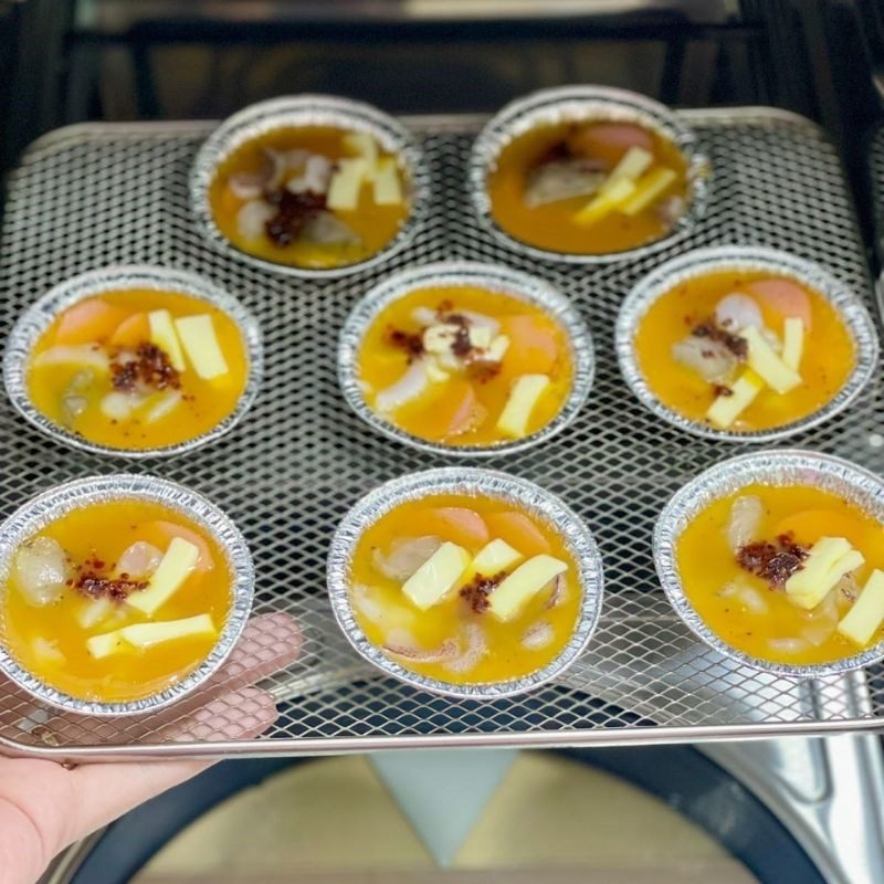 Step 2 Baking the Egg Yolks in Cups