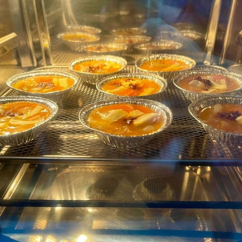 Step 2 Baking the Egg Yolks in Cups