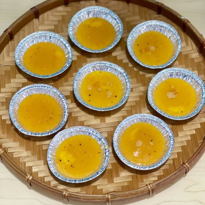 Step 2 Baking the Egg Yolks in Cups
