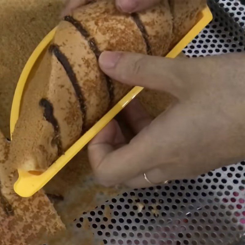 Step 5 Baking and Shaping the Cake Taiwanese Banana Cake