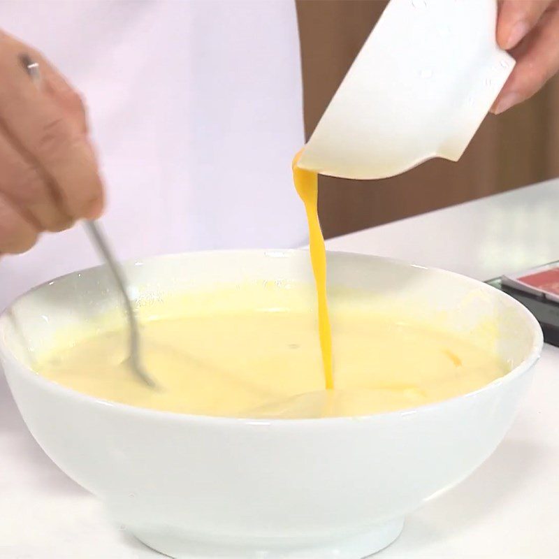 Step 1 Mix the batter for Seafood Pancakes