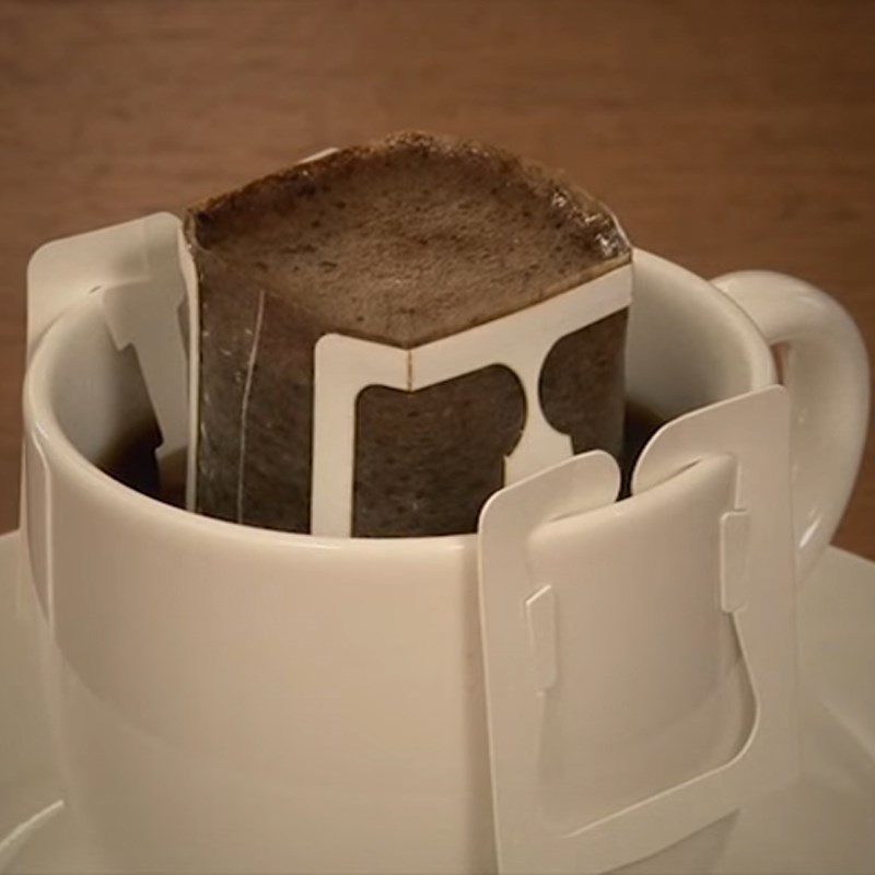 Step 3 Brewing coffee Filter coffee