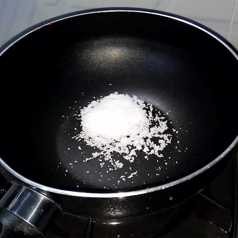 Step 2 Salt Roasting Salted Peanuts