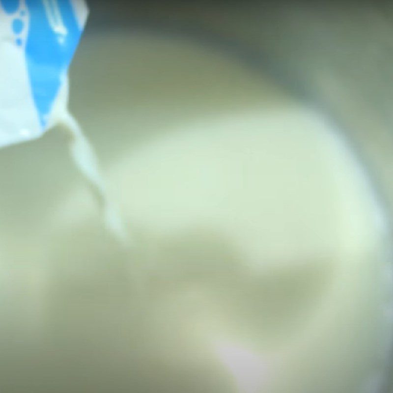 Step 2 Mix the yogurt mixture Mango yogurt pouch