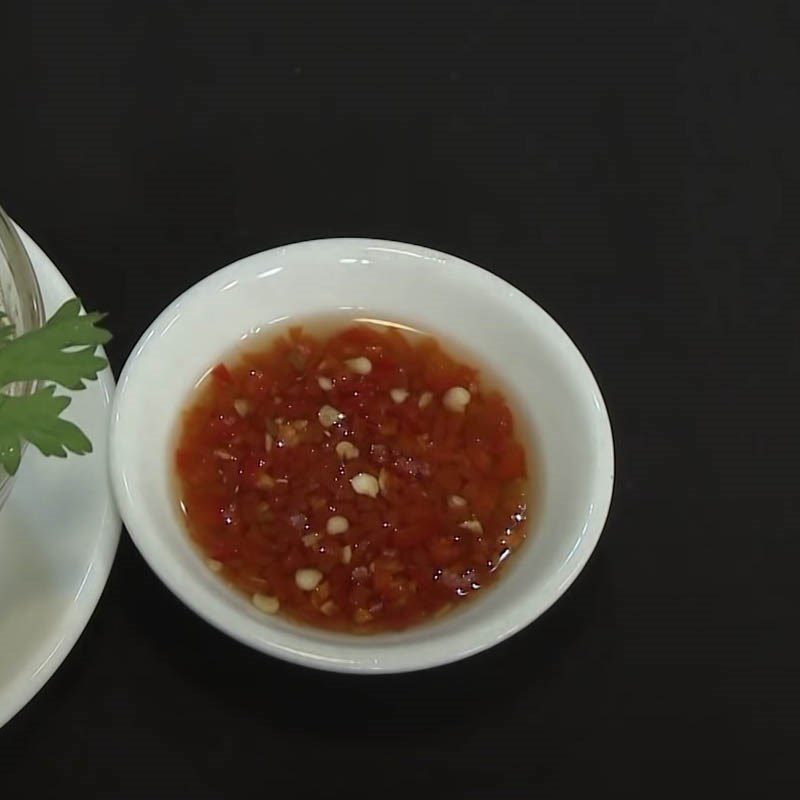 Step 4 Prepare fish sauce Hot vegetarian bánh đúc