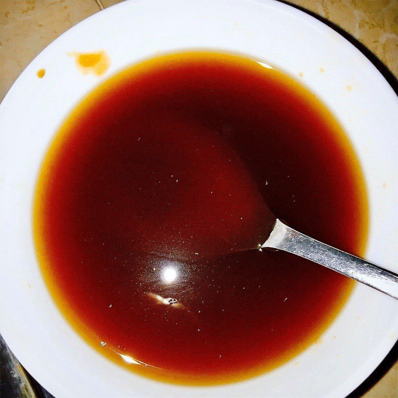 Step 2 Make the sauce for Braised Tofu with Shiitake Mushroom