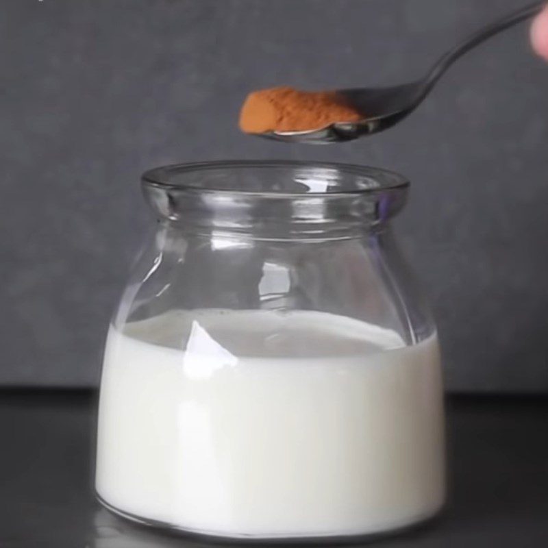 Step 1 Mix almond milk Fresh Milk Almond Coffee