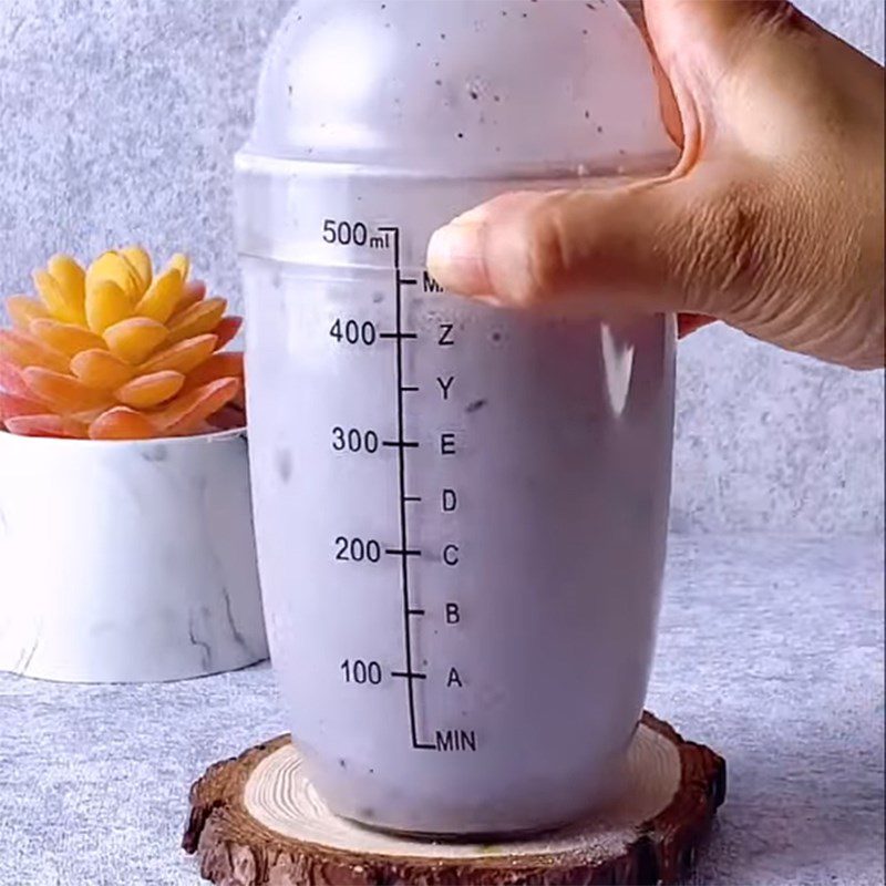 Step 2 Make Milk Tea Blueberry Milk Tea